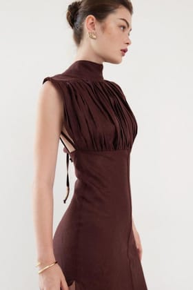 Classic Midi Dress-XXS