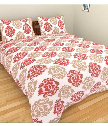 Uniqchoice Cotton 1 Bedsheet with 2 Pillow Covers ( x )