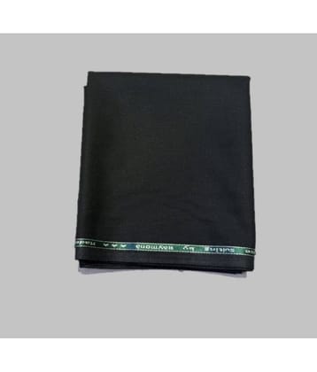 Raymond Black Polyester Men's Unstitched Pant Piece ( Pack of 1 )