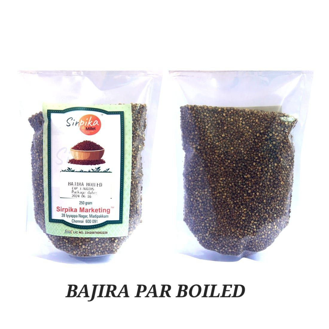 Par boiled bajra millets