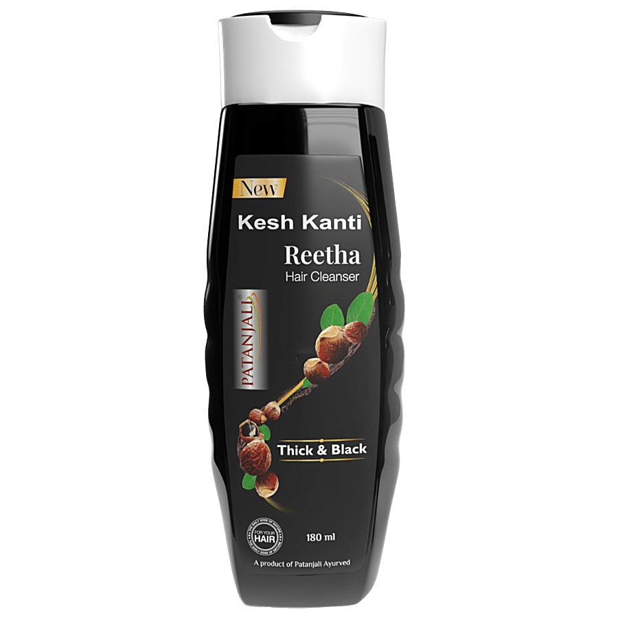 Patanjali Kesh Kanti Reetha Hair Cleanser, 180 ml