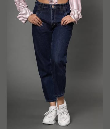 AngelFab - Blue Denim Jogger Women's Jeans ( Pack of 1 )