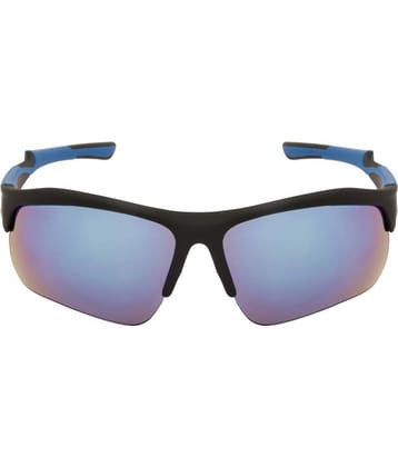 Fair-X Black Oval Sunglasses ( Pack of 1 )