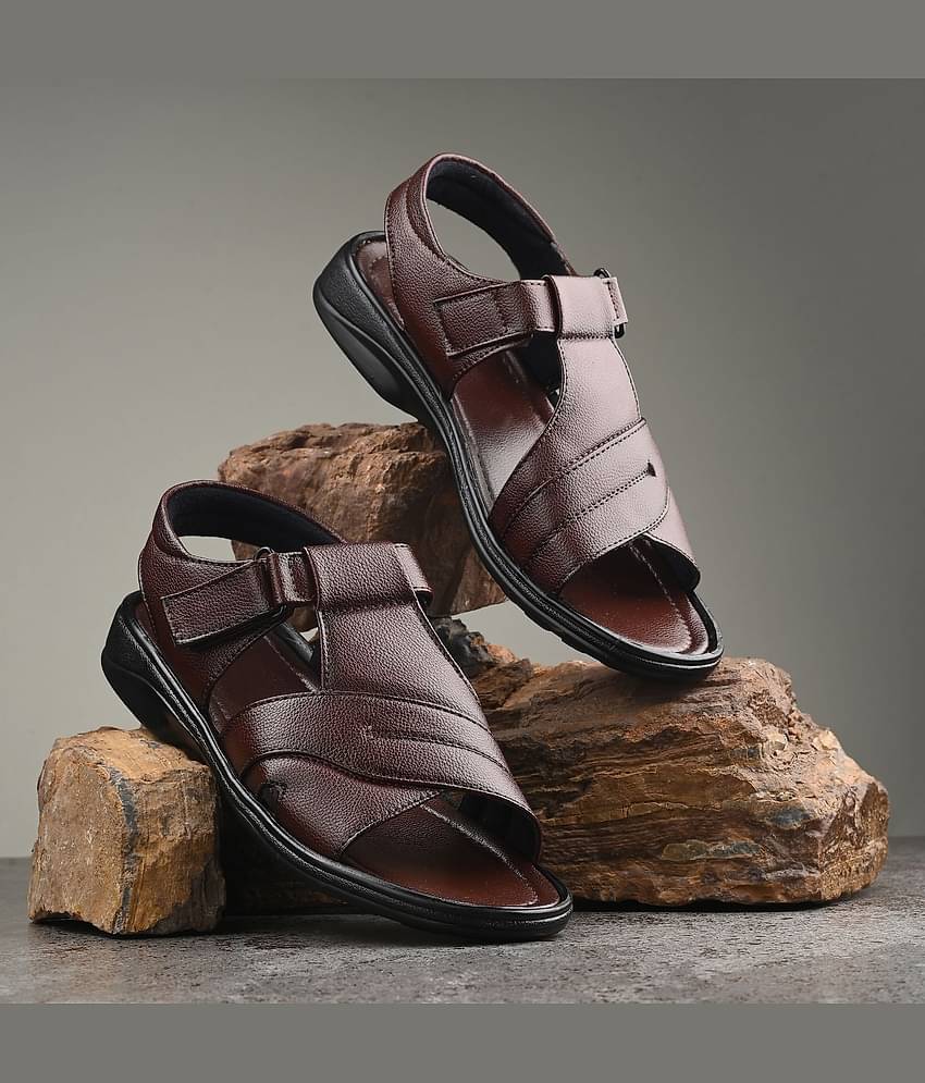 Leeport - Brown  Men's Sandals