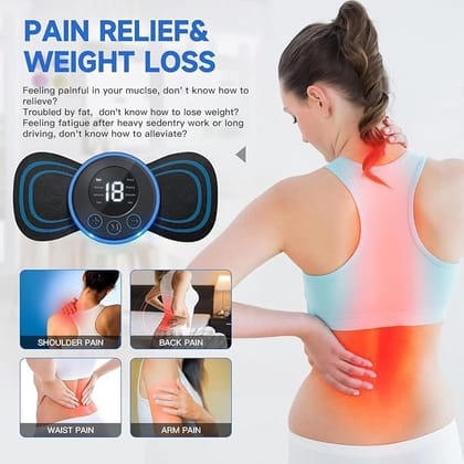 Cordless Neck Therapy Massager with Smart Pulse Technology, LCD Display, USB Rechargeable Battery and Adjustable Massage Settings Cordless Neck Therapy Massager with Smart Pulse Technology, LCD Display, USB Rechargeable Battery and Adjustable Massage Settings