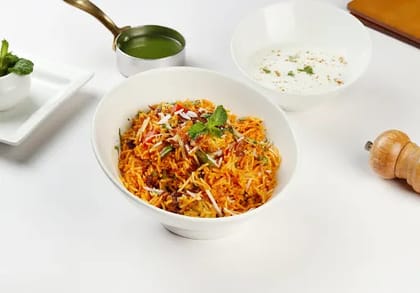 Veg Cafe Delhi Heights Tawa Biryani