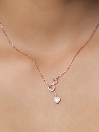Boundless Love Infinity Neckpiece | 925 Silver-Neckpiece