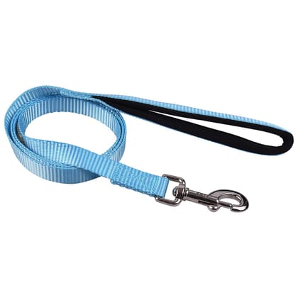 Petz Pure Nylon Padded Leash 1.25 inch Light Blue 25mm