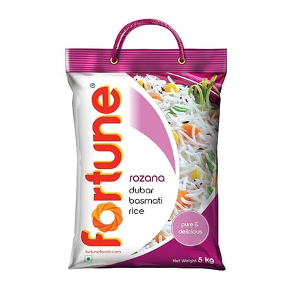 Fortune Rozana Basmati Rice Medium Grain 5 KILOGRAM