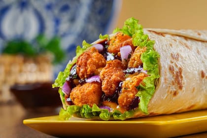 Buldak Chicken Popcorn Korean Wrap (Spicy). Buldak Chicken Popcorn Korean Wrap (Spicy).