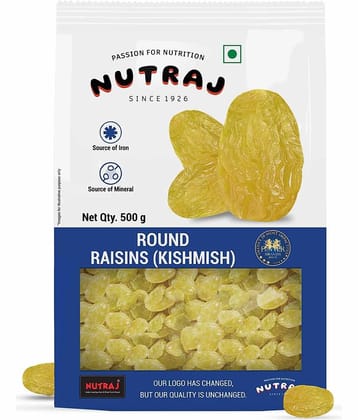 Nutraj Round Raisins 500g, Kishmish 500g