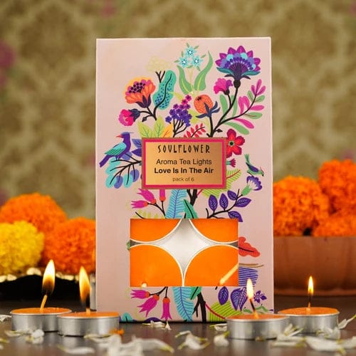 Soulflower T Light Candle - Love Is In The Air 6