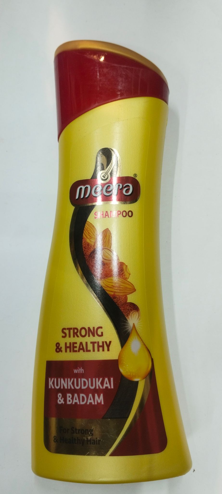 Meera shampoo Strong & healthy With Kunkudukai & badam For strong & healthy hair 