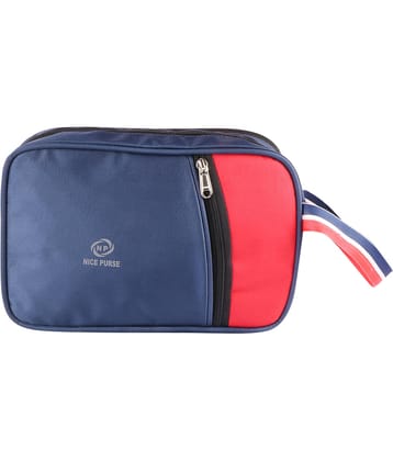 Nice Purse Blue Shaving Kit Bag