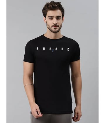 Fuaark - Pink Polyester Slim Fit Men's Sports T-Shirt ( Pack of 1 )