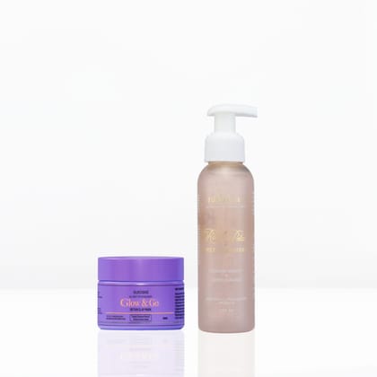 Clay Mask Combo with Rose Petals Melt Cleanser