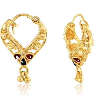 Vighnaharta Traditional Bucket Bali Earring Alloy Gold  Plated  Earring for Women and Girls