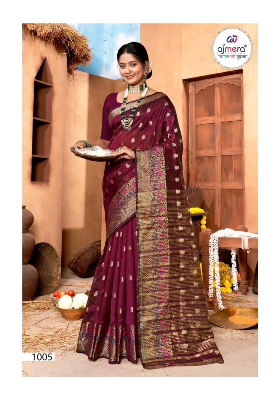 SOJ Sakhi Saheli  Saree with Unstitched Blouse
