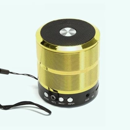 Home Mini Bluetooth Speaker WS 887 with, USB Pen Drive Slot and Memory Card Slot, AUX Input Mode Speaker