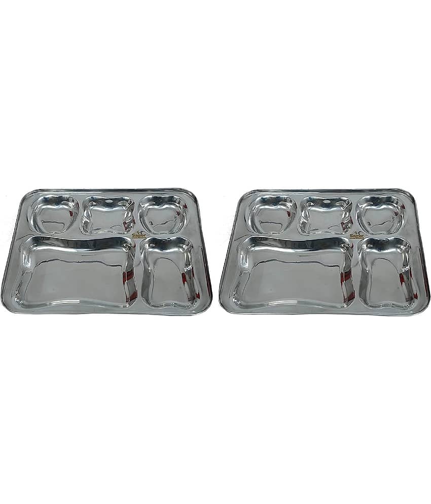 SAGER 2 Pcs Stainless Steel Partition Plate