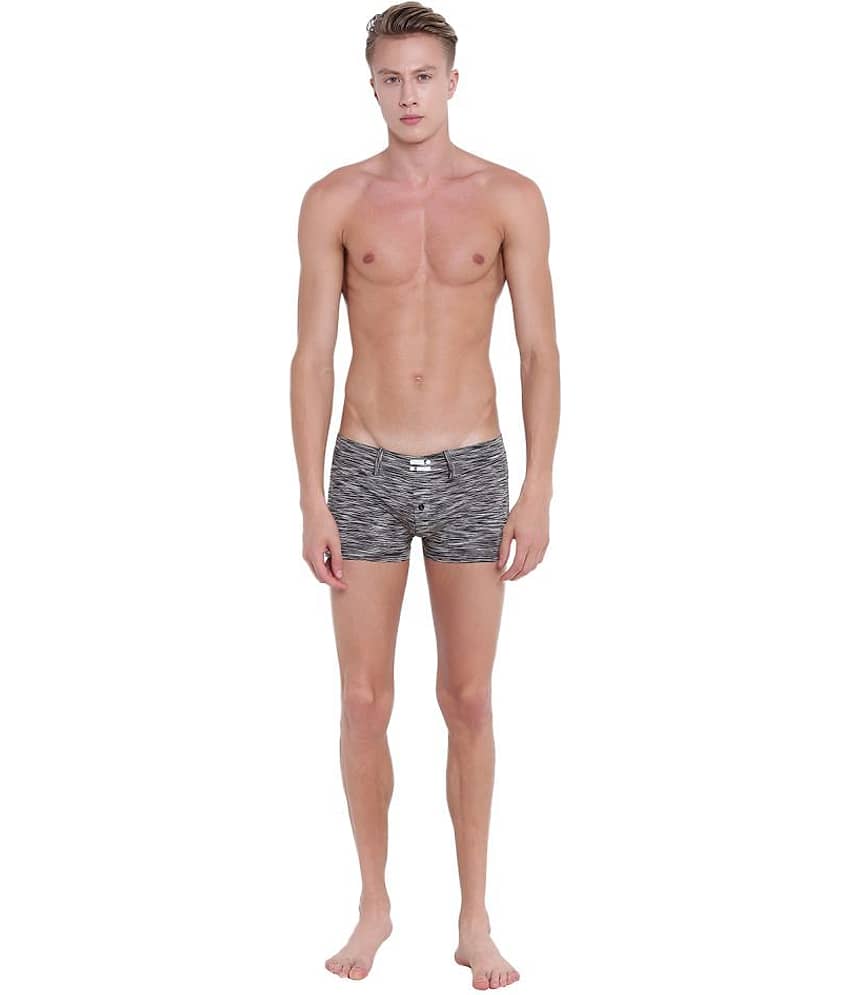 La Intimo Pack of 1 Polyester Trunk For Men's ( Grey )