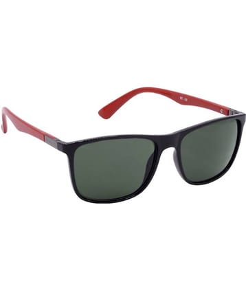 RED LEAF Black Rectangular Sunglasses ( Pack of 1 )