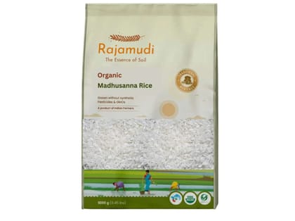 Rajamudi Organics Madhusanna Rice - 1 Kilogram Rajamudi Organics Madhusanna Rice - 1 Kilogram