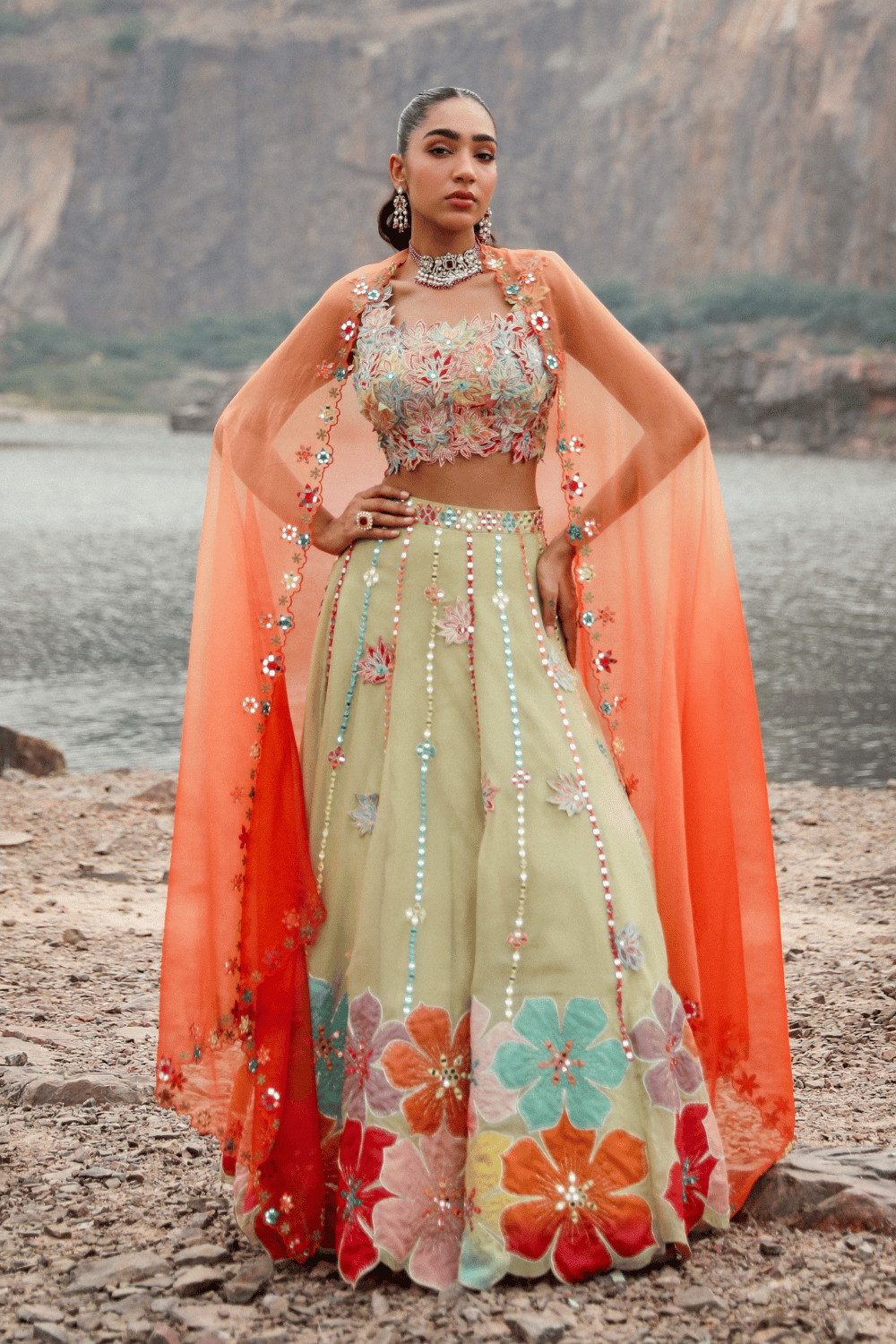 BLOOM LEHENGA SET-XS