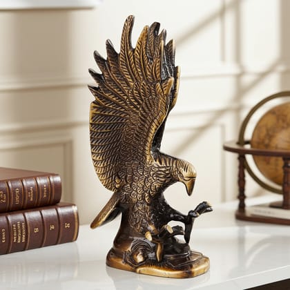 Brass Antique Showpiece Eagle Statue (ANMAS006 X)