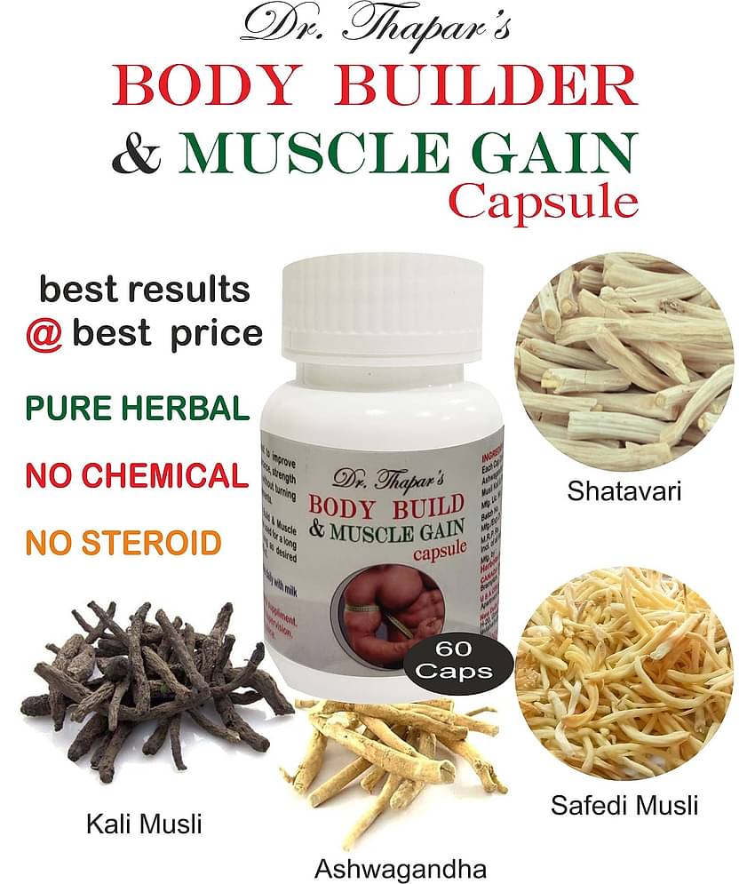 Dr. Thapar'S Body Builder & Muscle Gain 60 Capsule 500 Mg