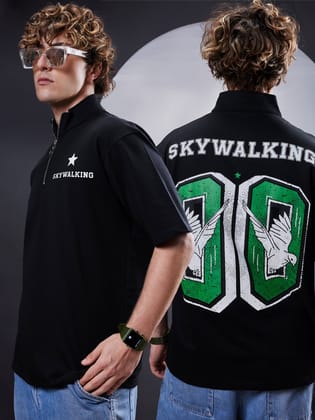 SkyWalking Black High T-Shirt-S
