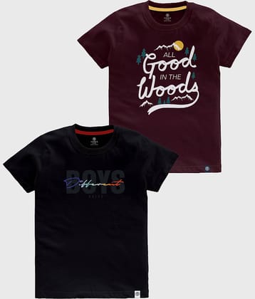 CODEZ Pack of 5 Boys Cotton T-Shirt ( Multicolor )