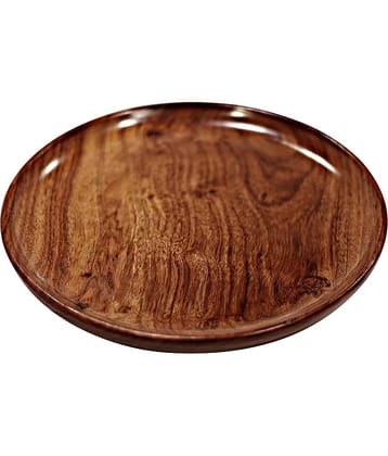 TFS 1 Pcs Wooden Brown Tray