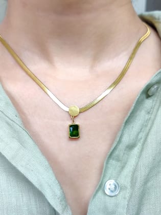 Skye Necklace- Emerald