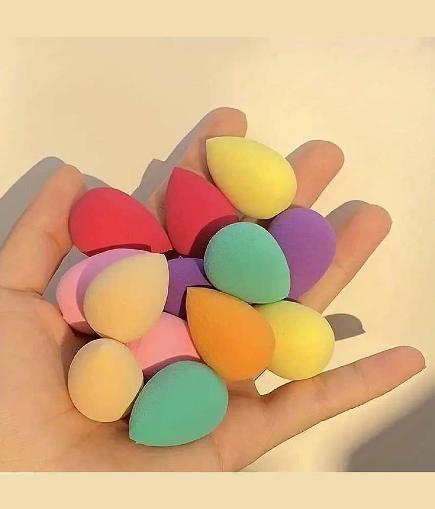 Facejewel Mini Makeup Sponge Blender, Foundation Blending Beauty Sponge (Pack of 5)
