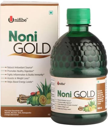 Unifibe Noni Gold Garcinia Sparkling Juice 400 ml
