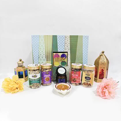 SnaXup Colourful Snacks Hamper Box