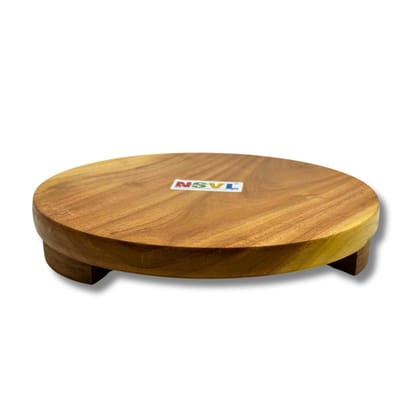 NSVL Neem Wooden Roti Polpat Chakla Chapati Maker Neem polpat 25cm