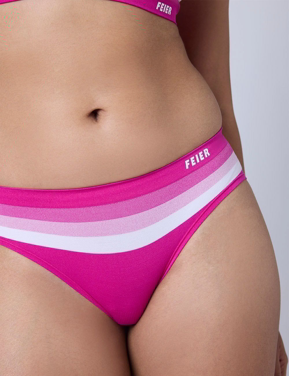 Everyday Stripe Hipster-RASPBERRY / S