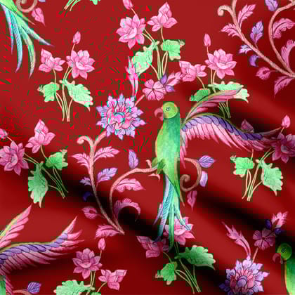 Chintz parrot-Cotton