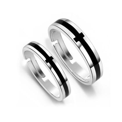 Silver Couple Ring Silver Ring for Couples