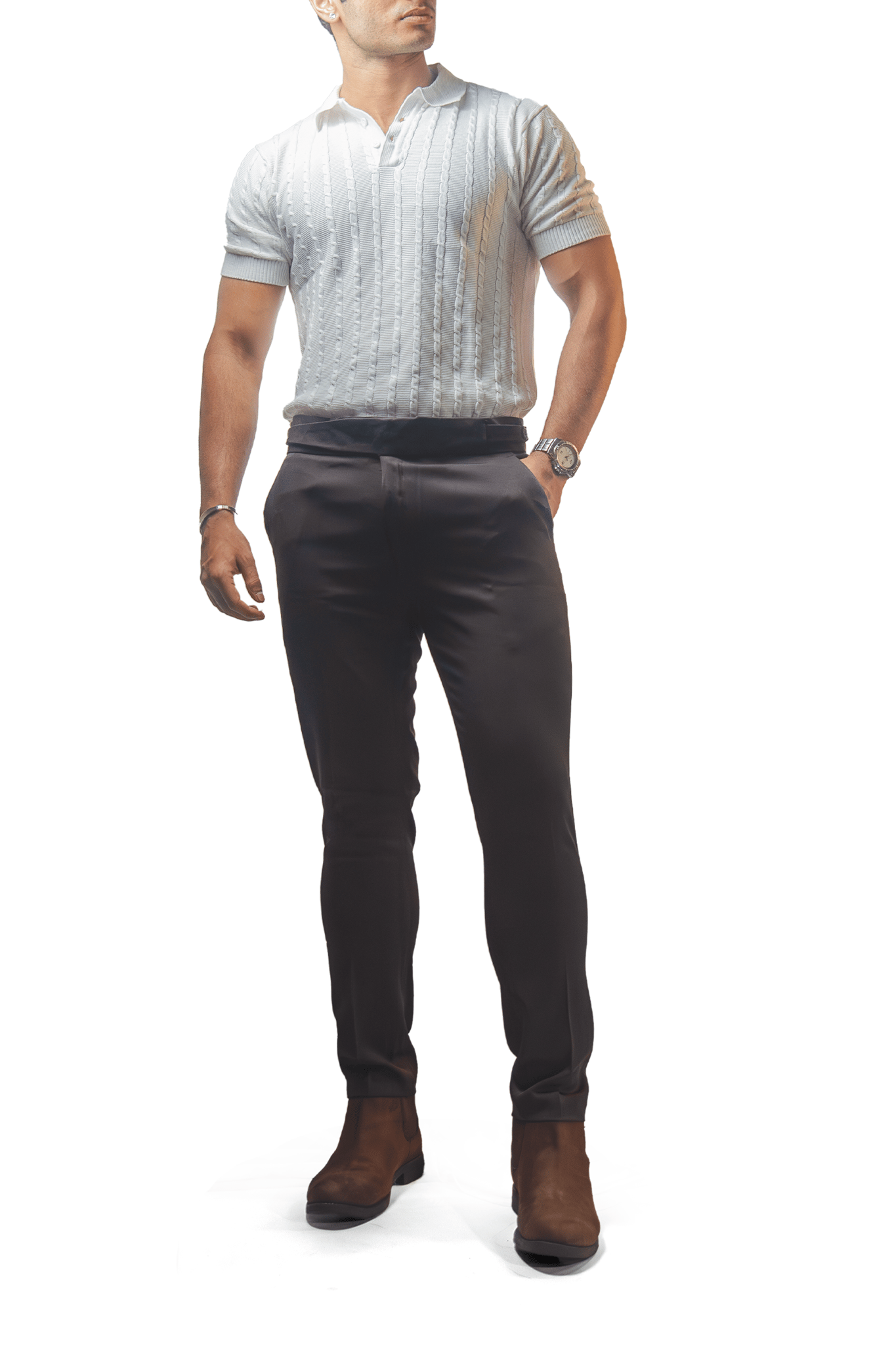 Brown European Trousers-28