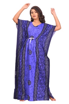 Fabimi Women Cotton Kaftan Nighty New