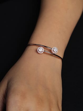 Glittering 925 Pure Silver Bracelet-925 Pure Silver