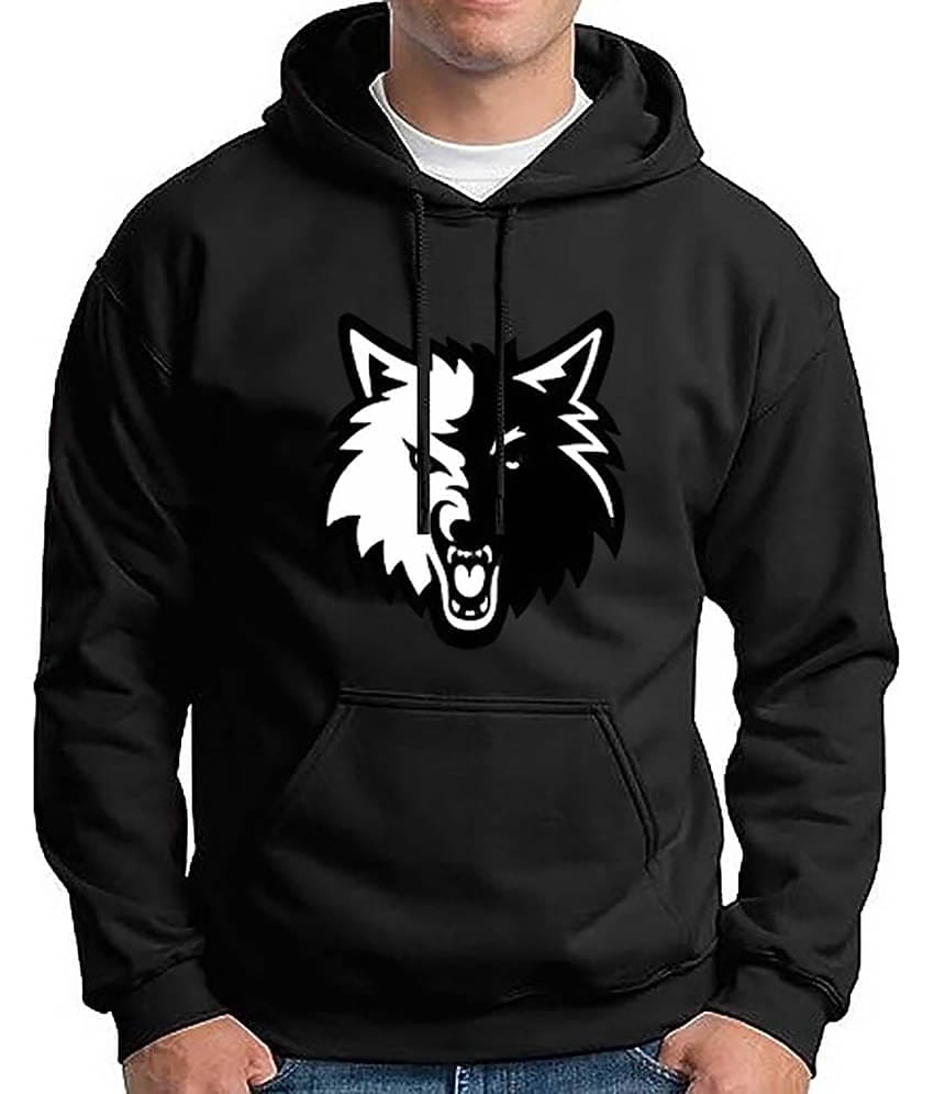 code yellow Fleece Hooded Men's Sweatshirt - Black ( Pack of 1 )