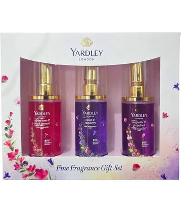 Yardley London Alpine&BlCurr,Violet&Ras,Mangolia&Gfruit Deodorant Spray for Women,Men,Unisex 105 ml ( Pack of 1 )