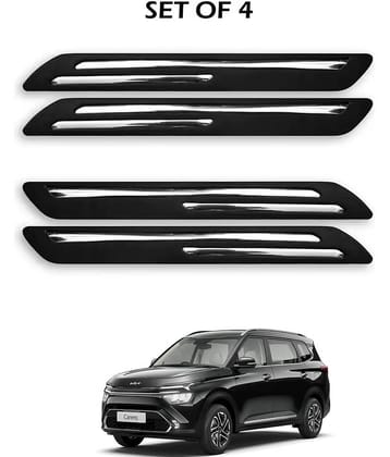 JVG Double Chrome Bumper Protection Guard (Pack Of 4) For Kia Carens