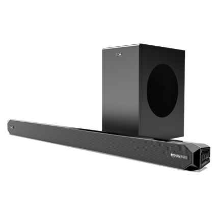 boAt Aavante Bar A2060 Dolby | 160W Dolby Soundbar, 2.1 Channel with Wired Subwoofer, Master Remote Control, Multi Connectivity boAt Aavante Bar A2060 Dolby | 160W Dolby Soundbar, 2.1 Channel with Wired Subwoofer, Master Remote Control, Multi Connectivit