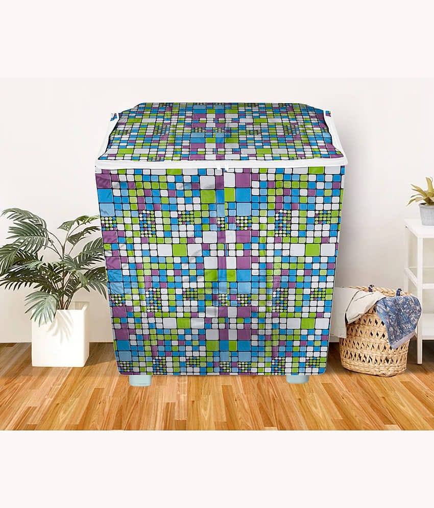 E-Retailer Single PVC Gold Washing Machine Cover for Universal Semi-Automatic