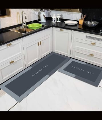 Bhavyta Assorted Rubber Square Floor Mat ( Pack of 2 )